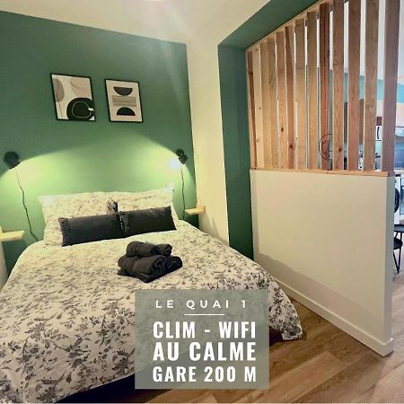 אז'ן Le Quai 1 - Spacieux Studio Neuf Calme - Clim - Wifi - Gare A 200M מראה חיצוני תמונה